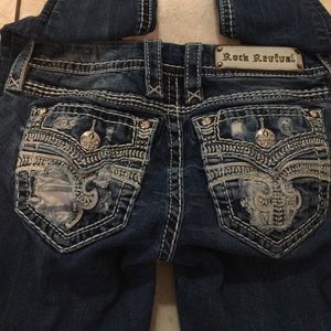 Women's rock revival jeans