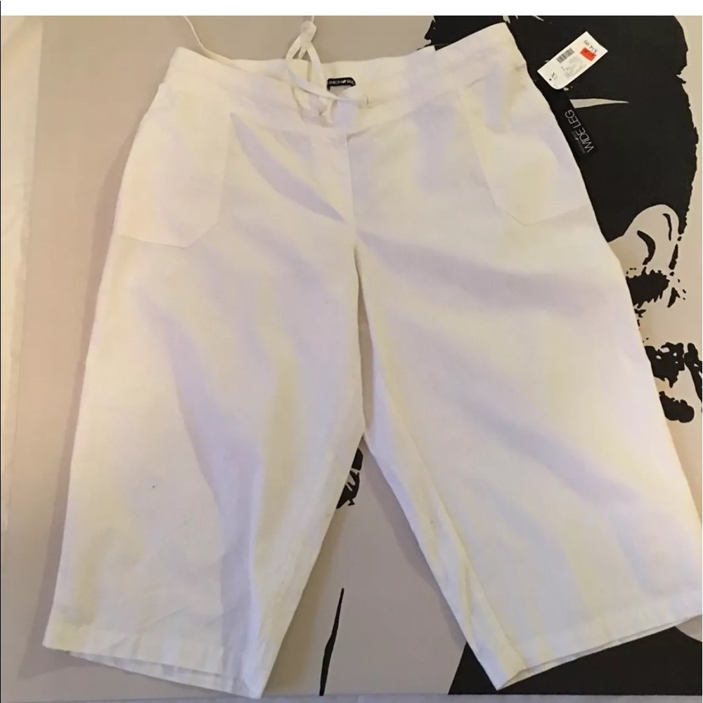 Fashion Bug  Wide Leg Drawstring Capri /Pants