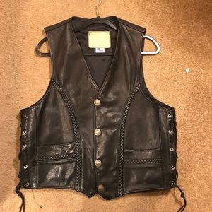 Harley-Davison leather vest