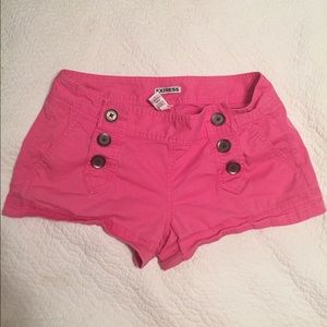 HOT PINK EXPRESS SHORTS SIZE 4
