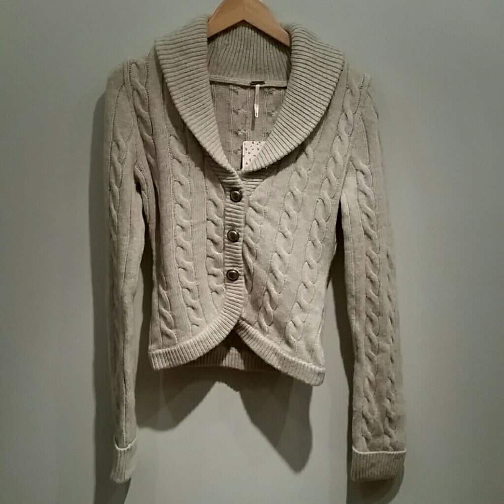 Free People Viceroy Wool-Blend Cardigan NWT