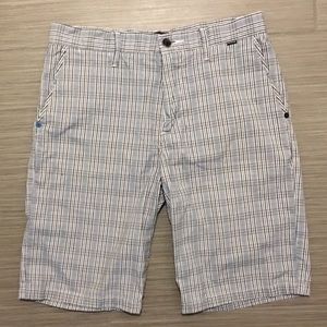 Hurley men's plaid shorts