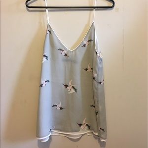 Zara Printed Silk Cami