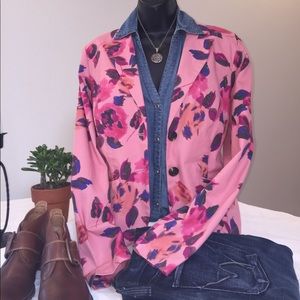 Cabi blazer pink flower