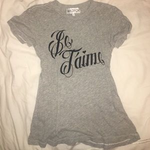 Wildfox Je T'aime Tshirt