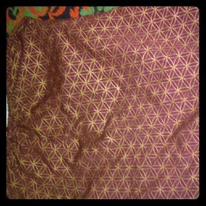 Wine flower of life crop top