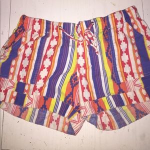 Size 3 Aztec shorts with pockets from target
