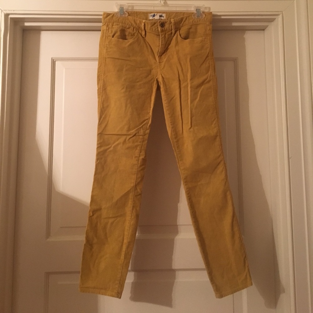 Madewell mustard corduroys