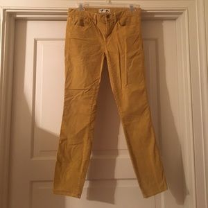 Madewell mustard corduroys