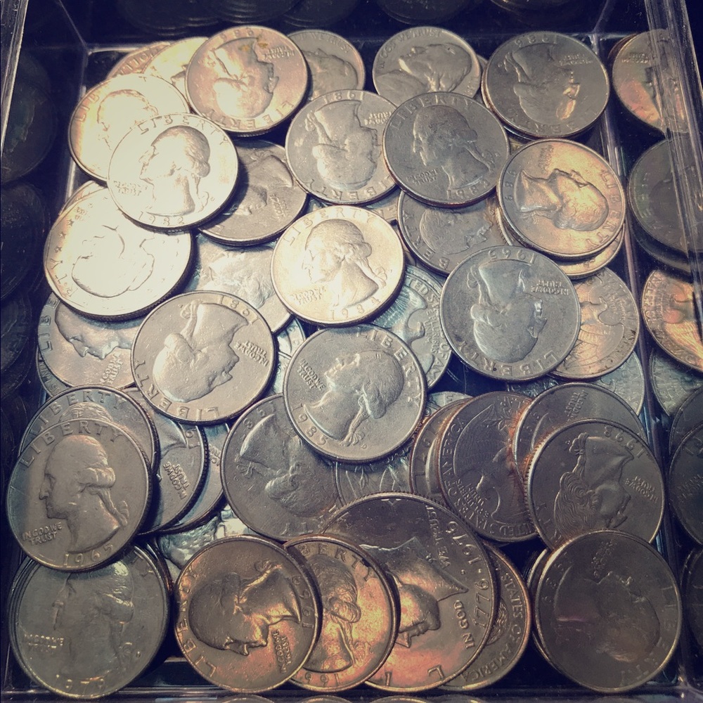 Quarter coin rings!!