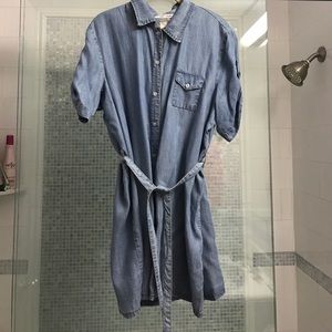 GAB & KATE denim shirt dress