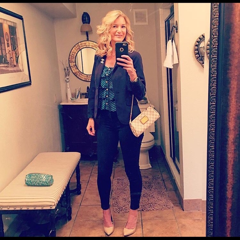 Silk tiered top