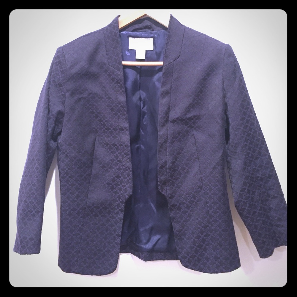 💜 Dark Purple 3/4 Sleeve Blazer 💜