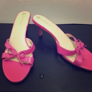 Pink Slip Ons with 1.5" Heel