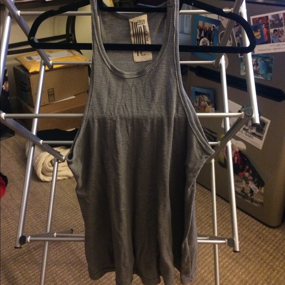 Free People grey tank