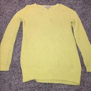 Yellow long medium sized sweater from Forever 21
