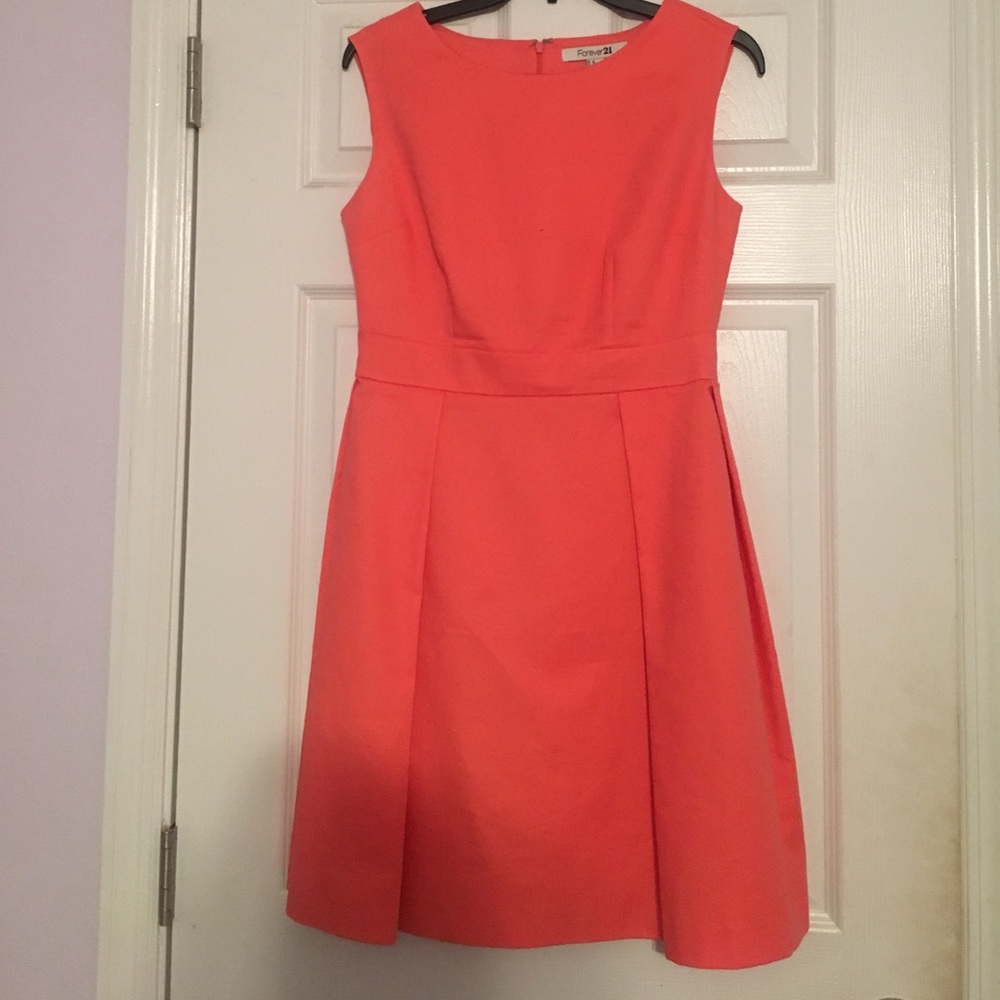 coral dress