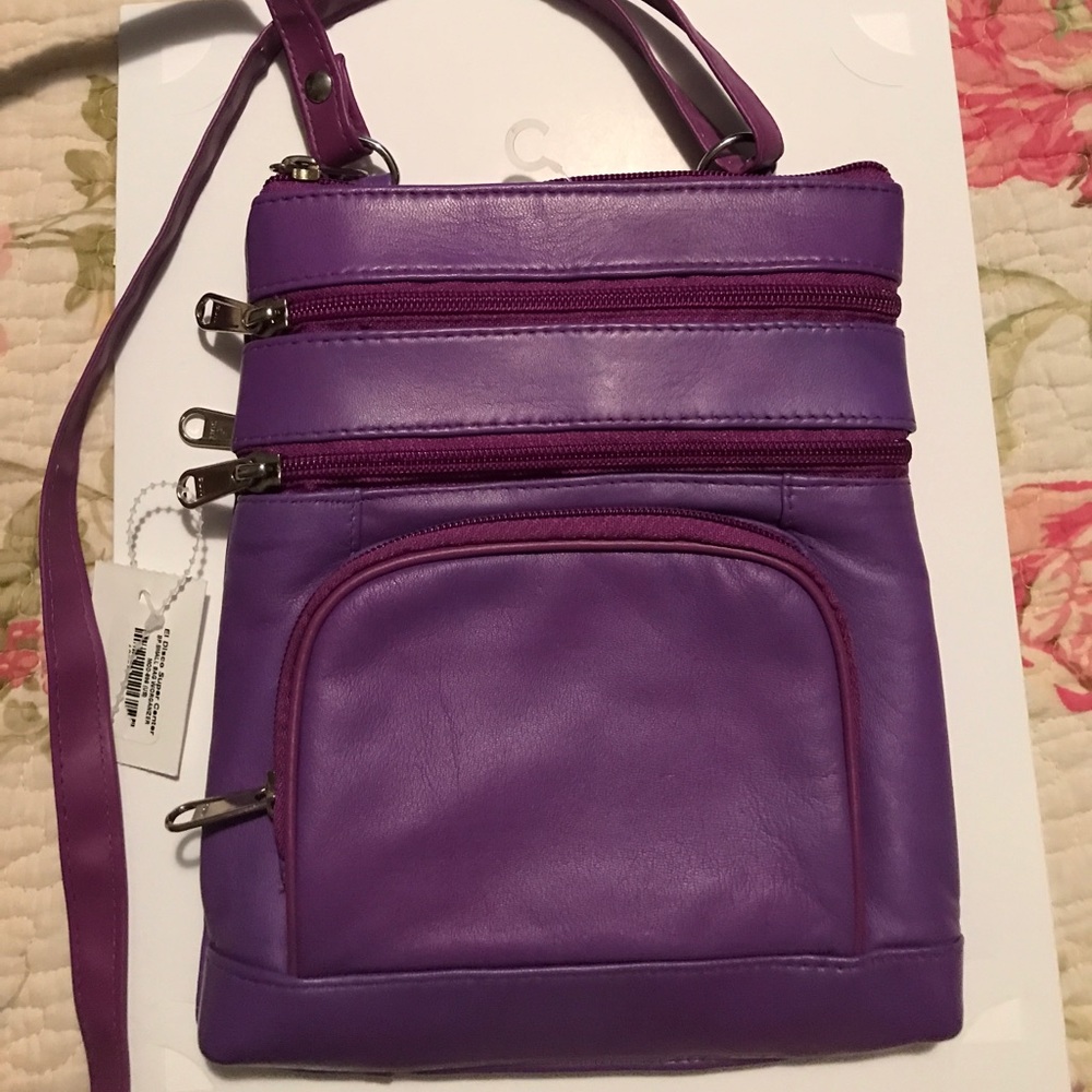 Cross Body Purple Purse