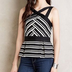 HD in Paris Miette Peplum Top Sz M