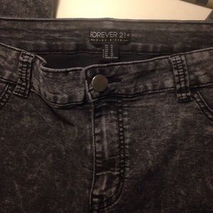 Dark gray Faded washed Forever21 Jeans Plus size