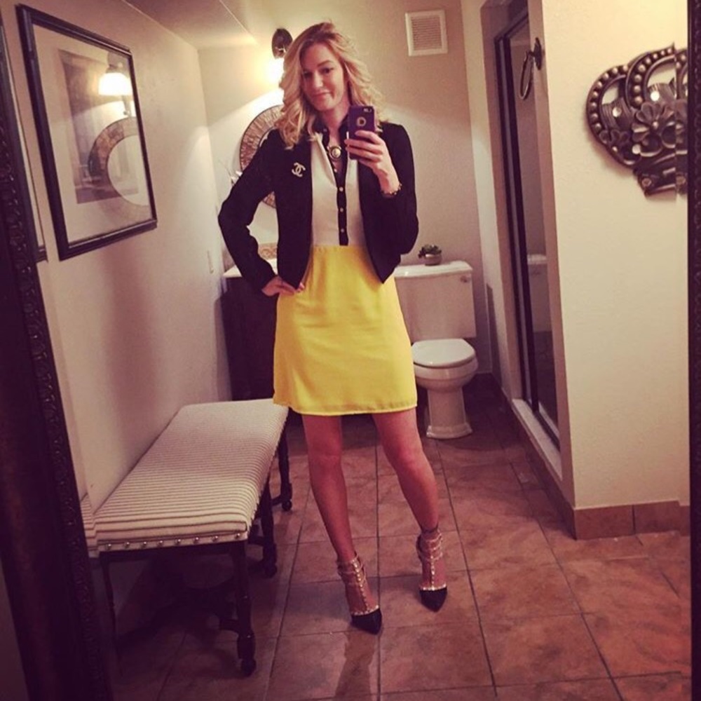 Colorblock dress
