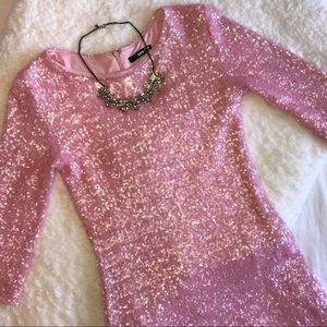 TFNC London sequin dress purchases at ASOS