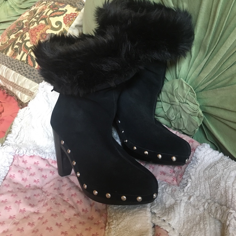 Michael Kors Genuine Black Suede Boots!!