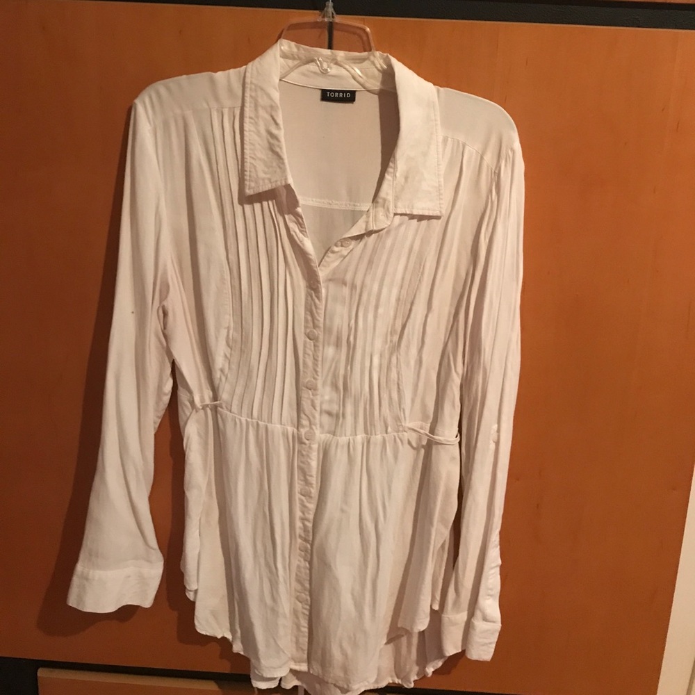 Cream blouse