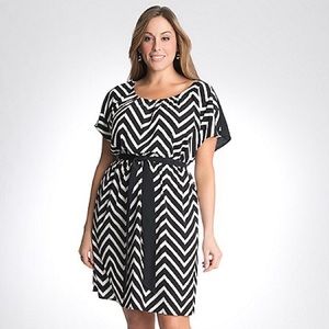 Lane Bryant chevron 👗 dress