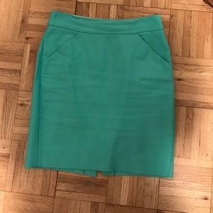 Mint pencil skirt