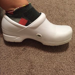 Anywear white Nursing shoes