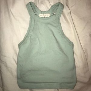 Mint Green Crop Top