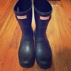 Hunter short rain boots
