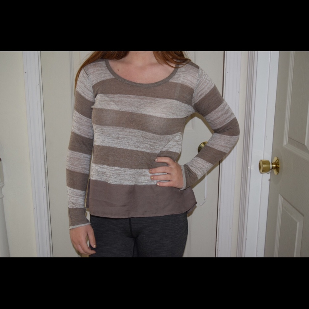 Brown/Grey Sweater