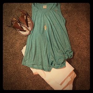 Turquoise tank