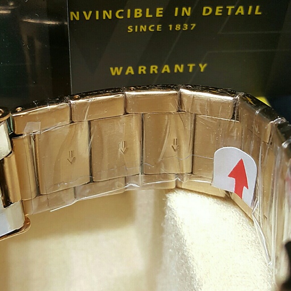 Big sale,NWT Invicta 18k Plated gold watch - Picture 3 of 5