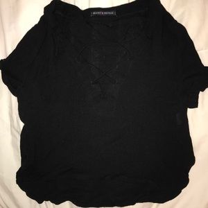 Lace Up Brandy Melville Tshirt