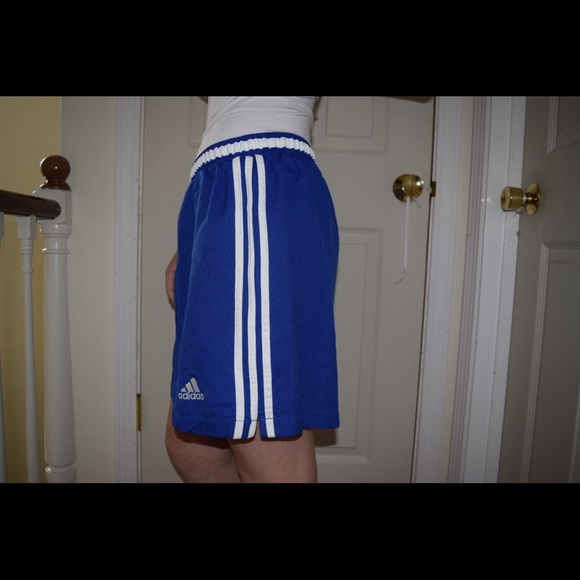 Blue Boys Adidas Shorts - Picture 1 of 4
