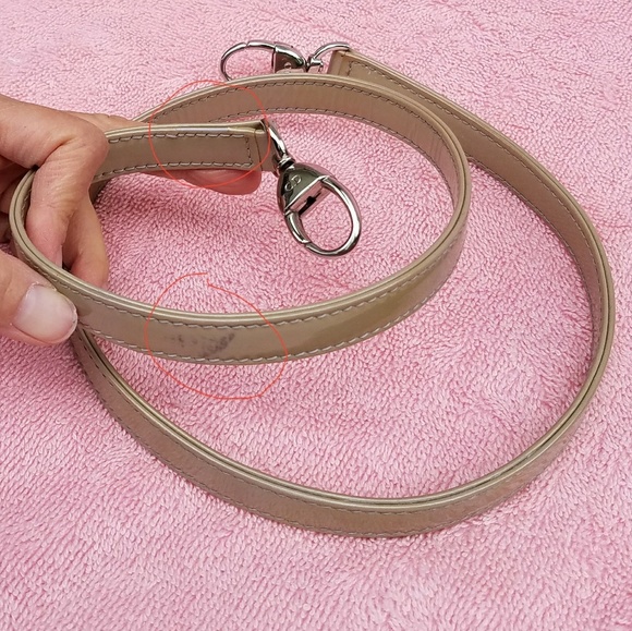 Lady dior grey and beige Medium patent leather. - Picture 3 of 7