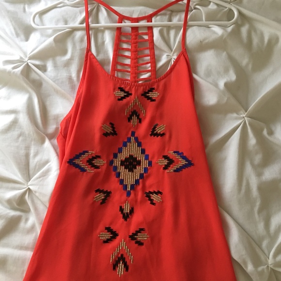 Boho Patterned Tank - Picture 2 of 5