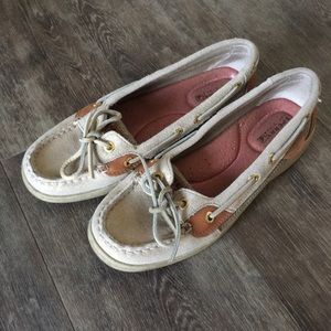 Sperry Angelfish in Muted Gold Shimmer