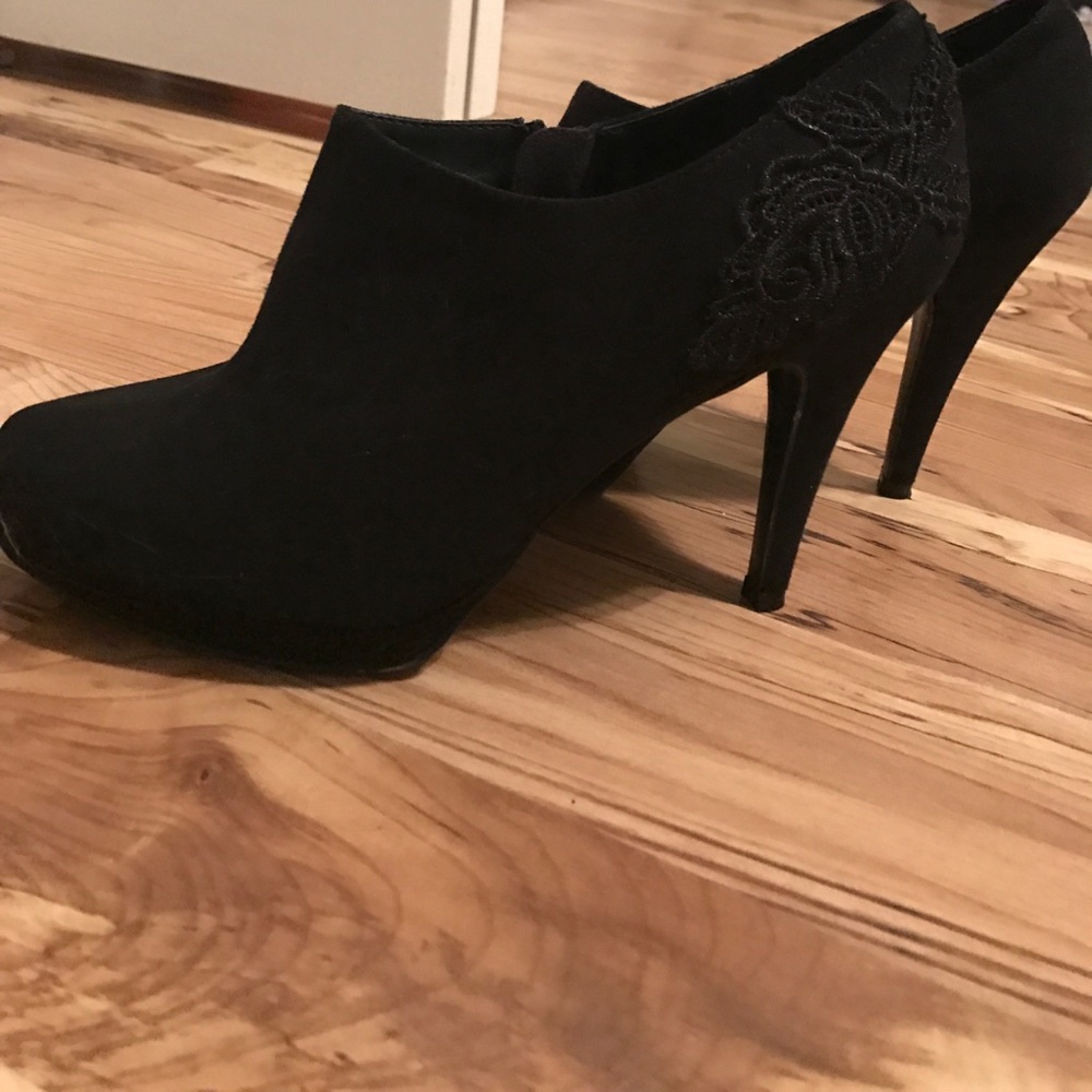 Black booties