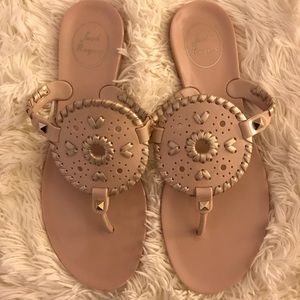 Jack Rogers Miss Georgica Jelly Sandals in Blush