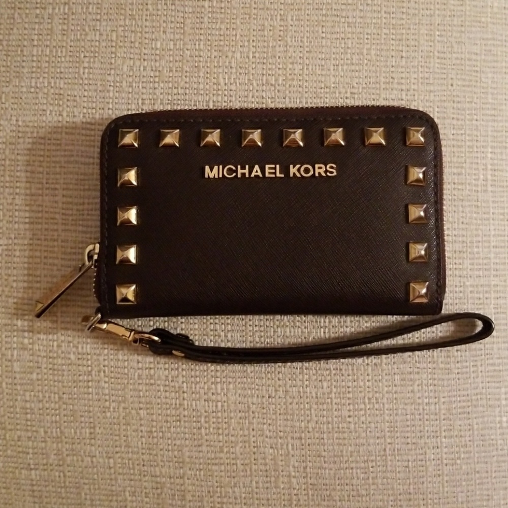 Michael Kors Studded Wristlet