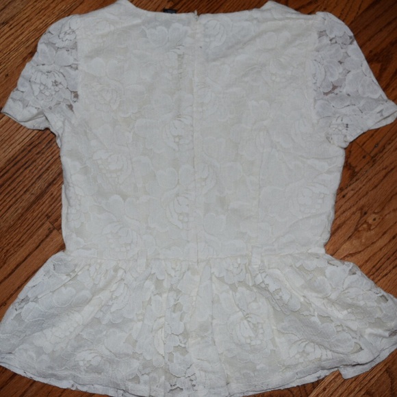 White Floral Blouse - Picture 4 of 4