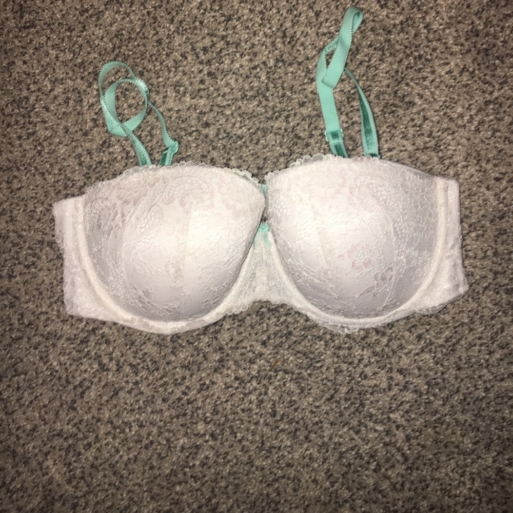 Victoria's Secret white and mint bra