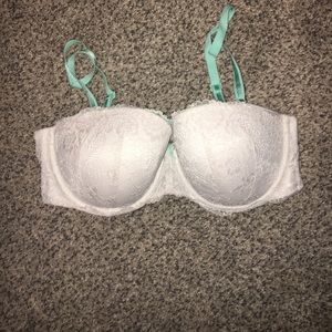 Victoria's Secret white and mint bra