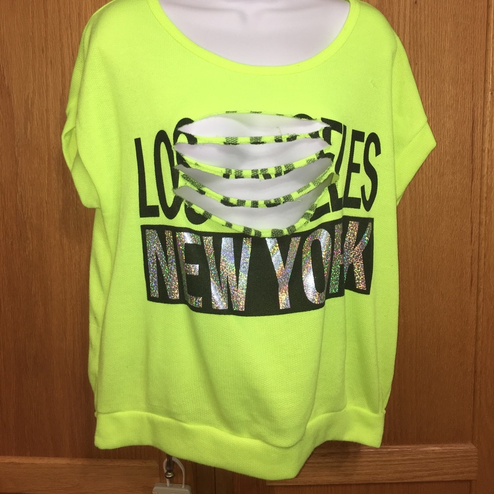 Cut up Los Angeles New York Shirt