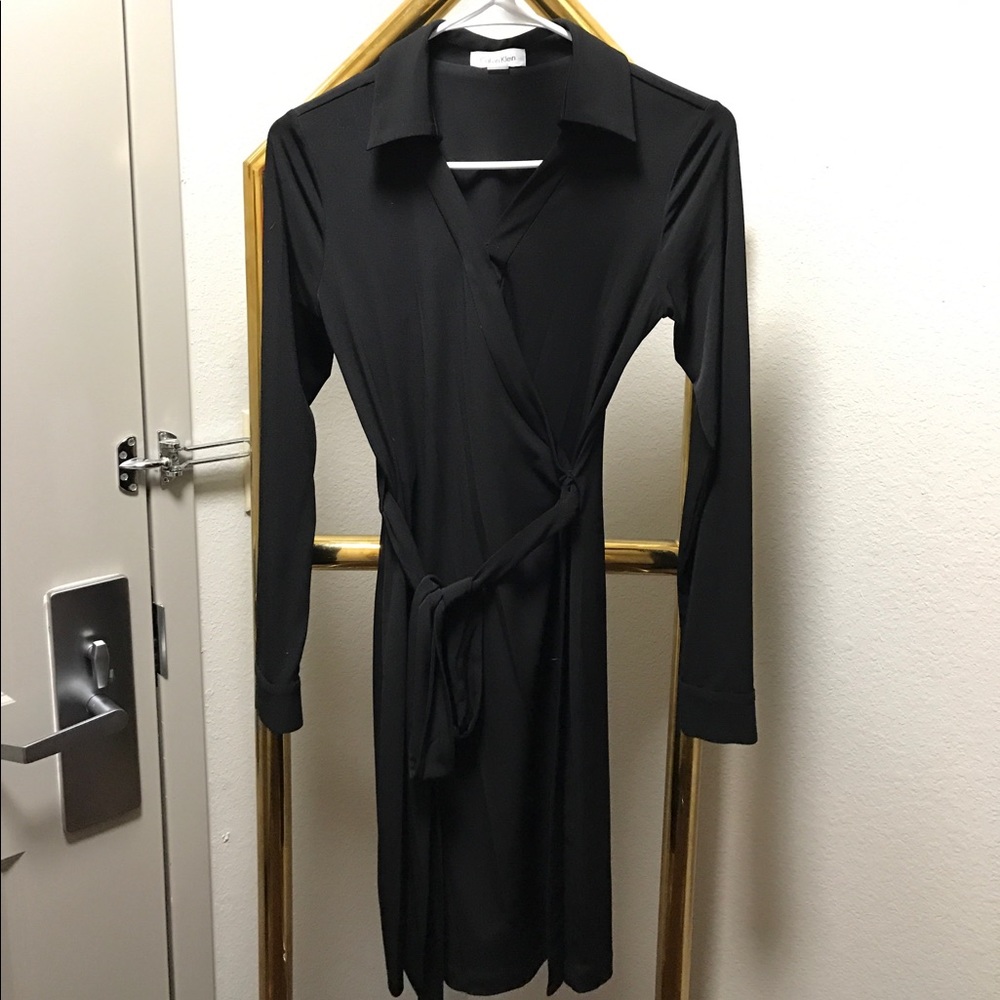 Calvin Klein wrap dress