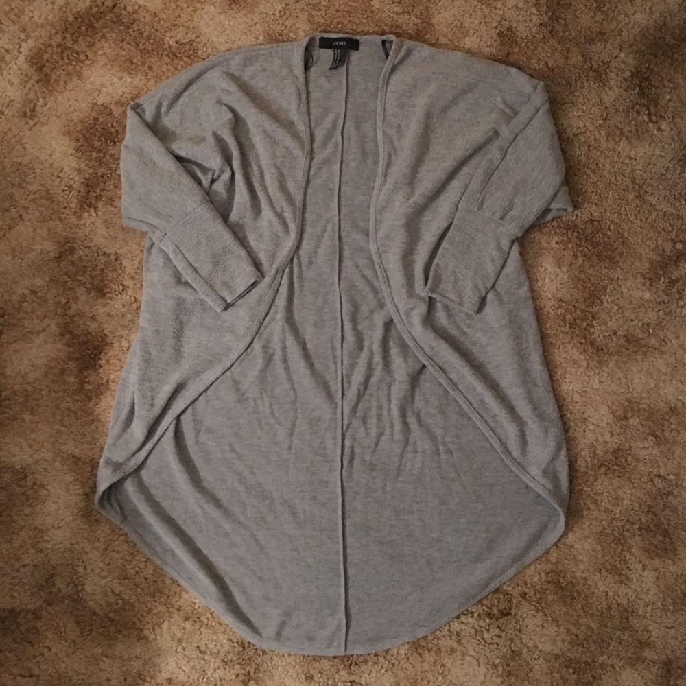 Forever 21 Fuzzy Gray Sweater